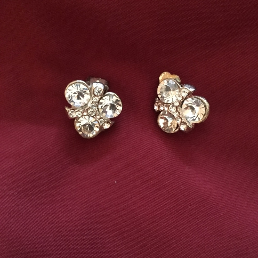 Rhinestone earrings
